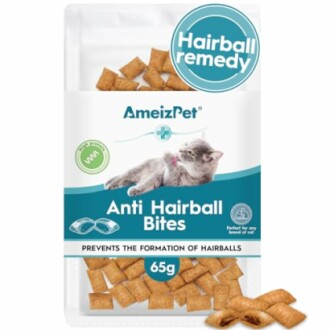 AmeizPet Anti Hairball Bites for cats, 65g package