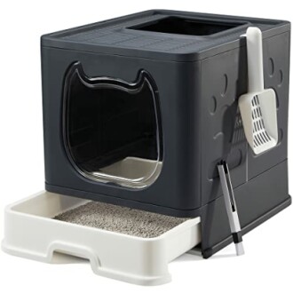 Vealind Covered Cat Litter Box