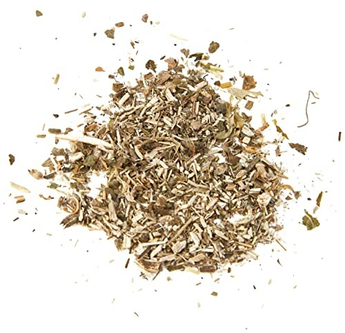 A pile of dried herbal mixture.