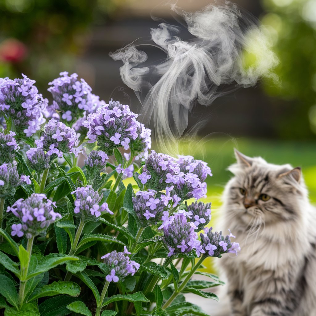 flowering catnip plant